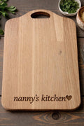 Personalized Oak Chopping Board - Laser Engraved Kitchen Gift / Mother’s Day gift