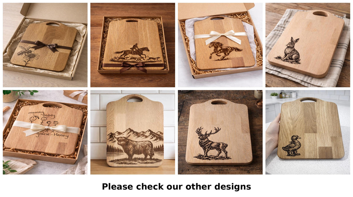 Engraved dachshund solid Oak Chopping Board | Rustic Kitchen Decor | farmhouse decor