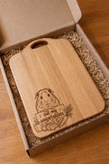 Engraved Guinea pig solid Oak Chopping Board | Rustic Kitchen Decor | farmhouse decor