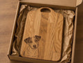 Engraved Jack Russell Solid Oak Chopping Board | Rustic Kitchen Decor