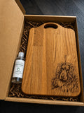 Personalized Oak Pet Photo Engraved Chopping Board | Custom Kitchen Decor