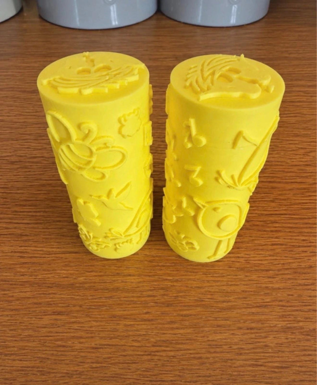 Fondant Clay Roller | Play Doh | Texture Roller | Sensory Dough Stamp | Multiple Designs for  Crafts & Pottery