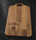 Funny Humor solid oak engraved chopping board / kitchen gift