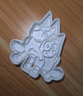 Bluey character Cookie Cutter & Play Dough Mould | PLA 3D Printed | Kids Baking | Sensory Play