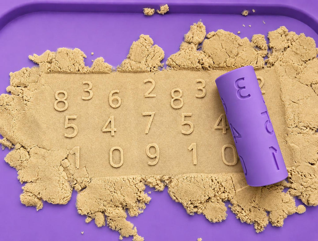 Number and letter roller  | Educational Playdough & Sand Stamp Roller | Montessori EYFS Maths Learning | PLA 3D Printed