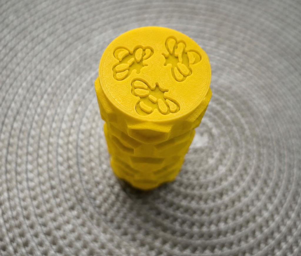 Bee Honeycomb Playdough Roller | 3D Printed Sand Roller | Sensory Play Tool | Imaginative Play | Montessori Inspired