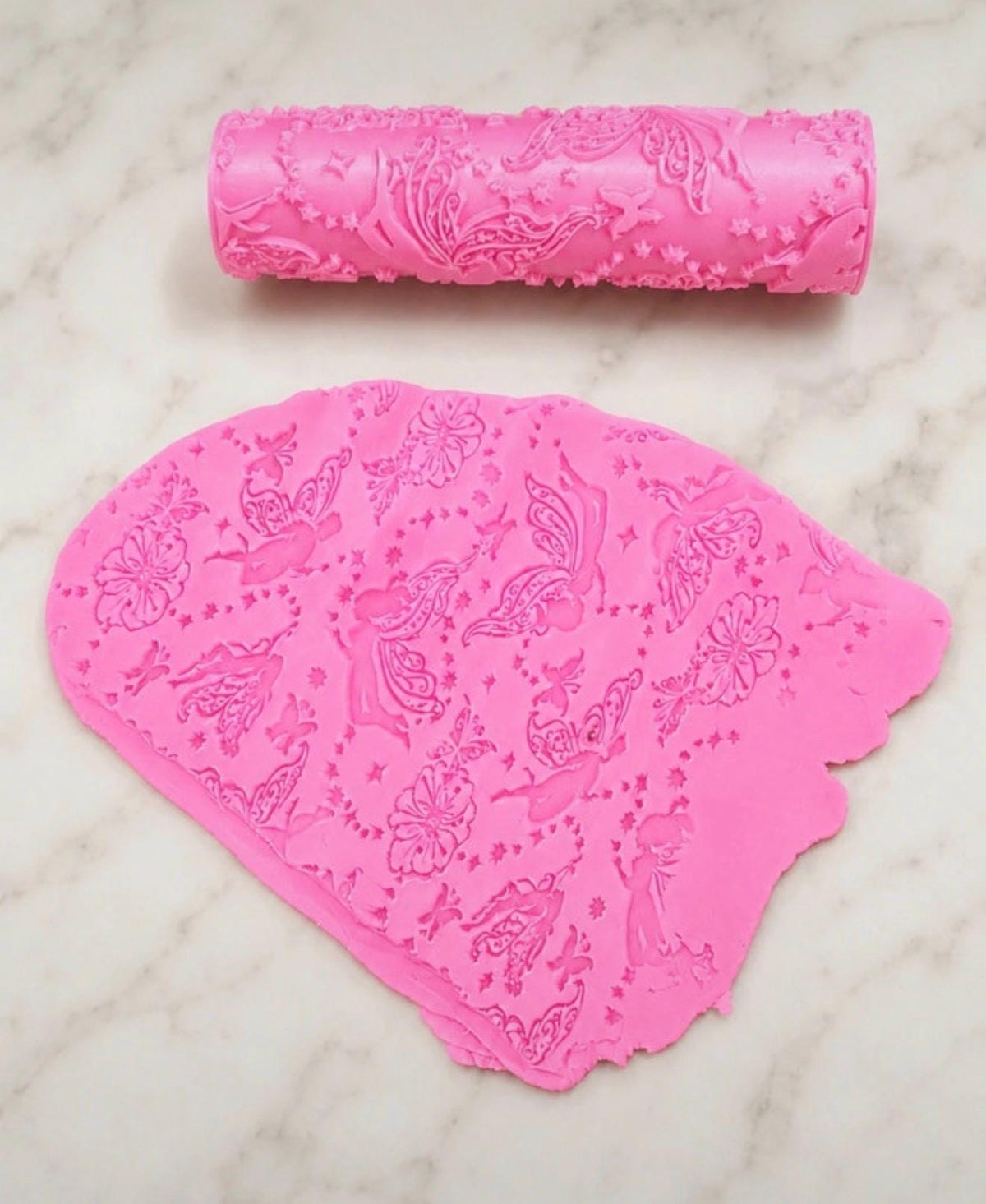 Fairy Texture Roller – Play Dough, Clay & Fondant Pattern Roller | Imaginative Sensory Play | 3D Printed