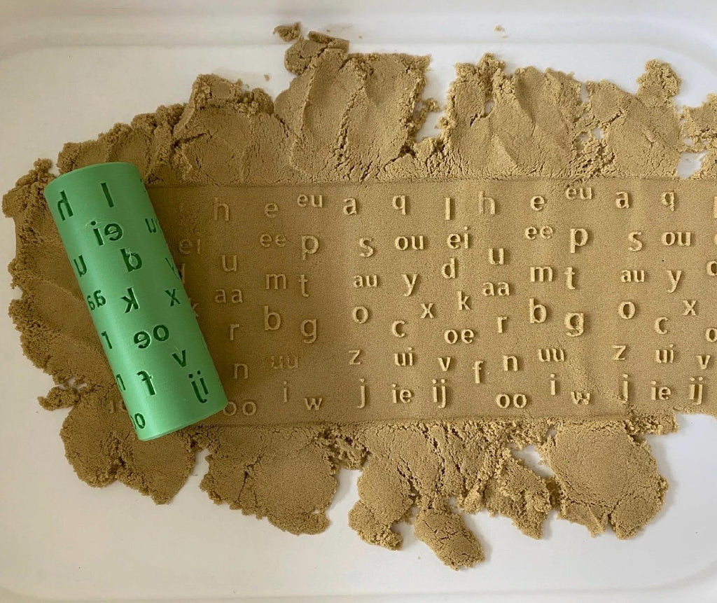Number and letter roller  | Educational Playdough & Sand Stamp Roller | Montessori EYFS Maths Learning | PLA 3D Printed