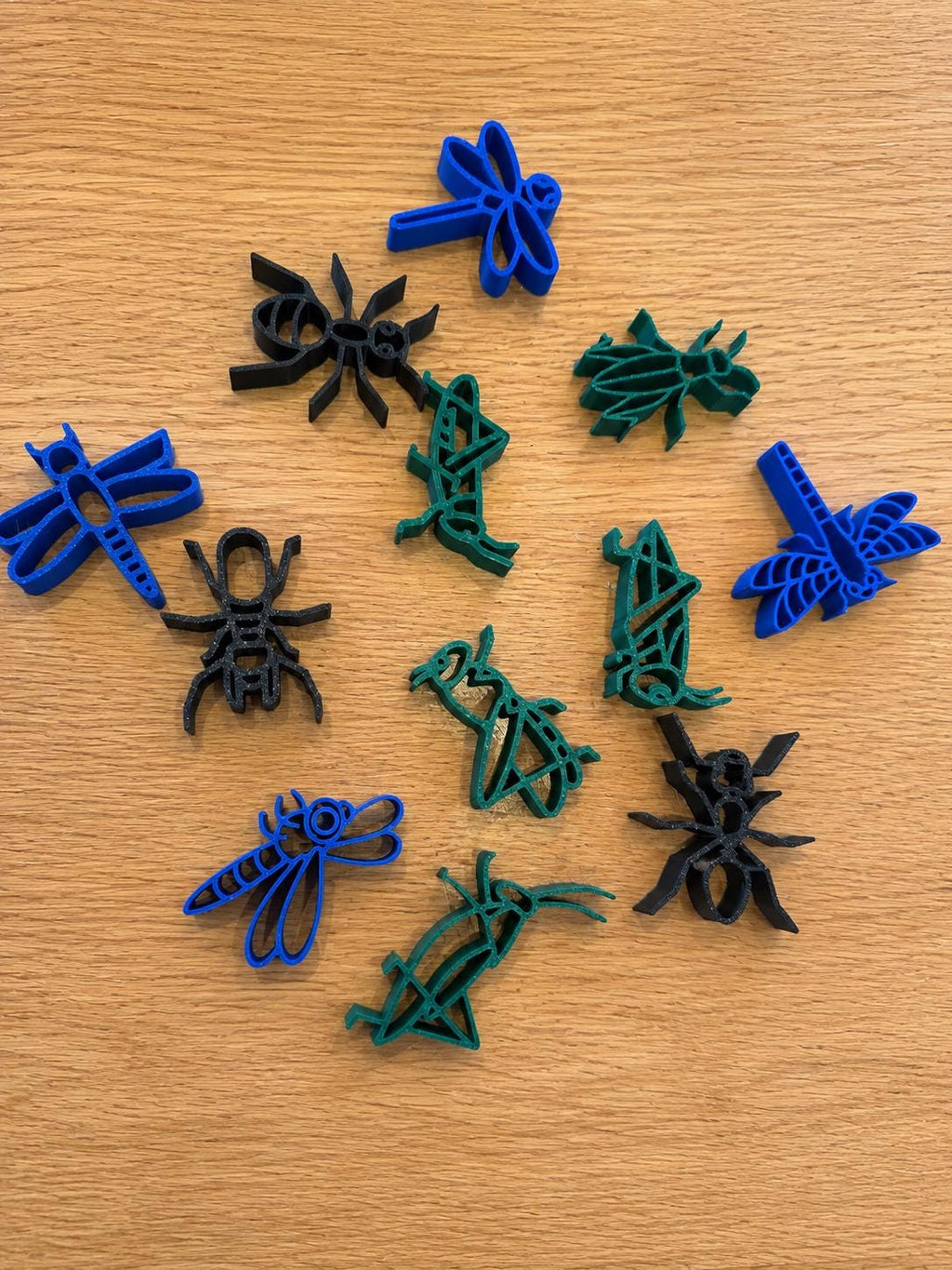 Bug Playdough Stamp Set | Insect Play Dough Cutters | Sensory Play | EYFS Montessori | Sand & Clay Imaginative Play | 3D Printed