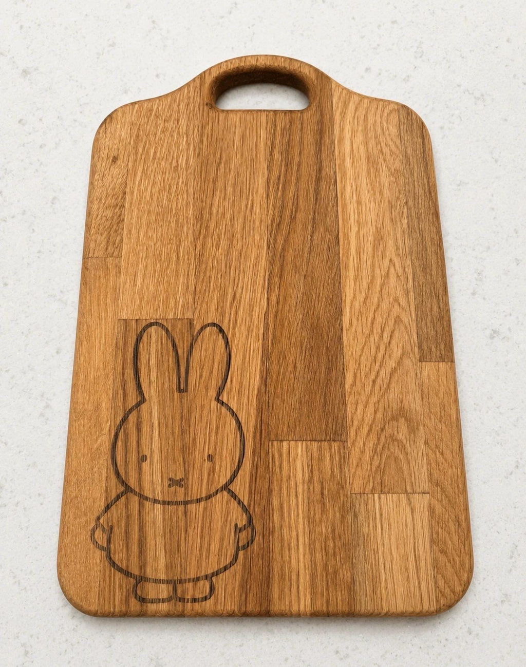 Miffy bunny Engraved Solid Oak Chopping Board | Optional Designs | Personalised Kitchen Gift | Serving Board