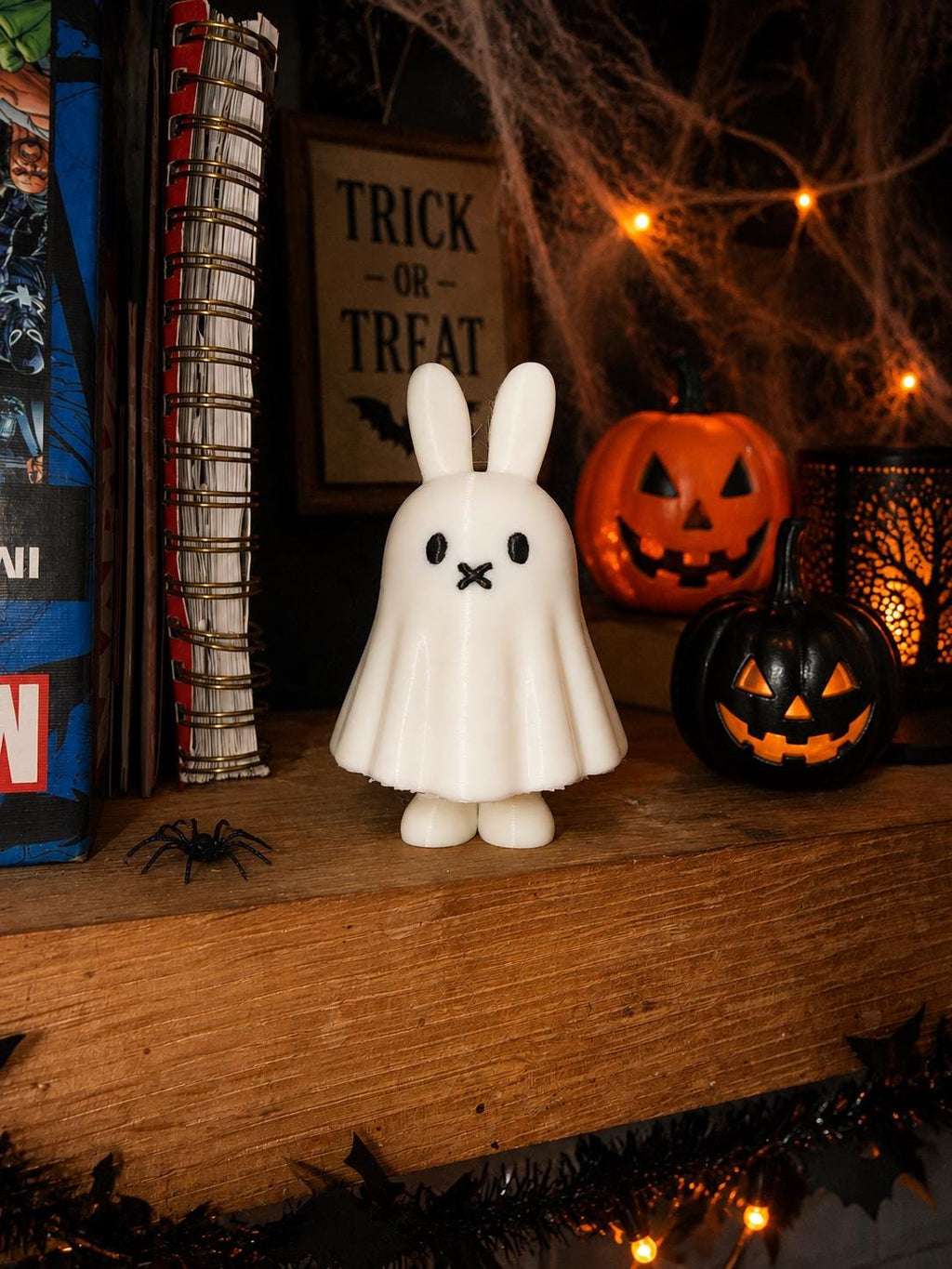 The Ghost of Miffy – Halloween Figure | 3D Printed Decoration