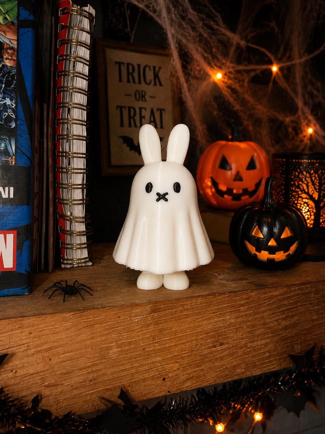 The Ghost of Miffy – Halloween Figure | 3D Printed Decoration