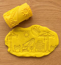Construction Site Playdough Roller | Construction Vehicles Texture Roller | Sensory Play