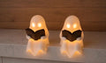 Pair of Reading Ghost LED Tea Light Holders | Cute Halloween Shelf Decor | Spooky Book Ghosts