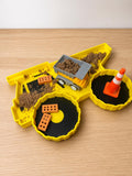 Construction Vehicle Sensory Tray Set | Tuff Tray Play | Digger Small World Toy | Sand & Sensory Play | Construction Gift for Kids