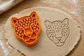 Cheetah Leopard Jaguar Polymer Clay Cutter | Big Cat Embossing Stamp | Clay & Playdough Tool