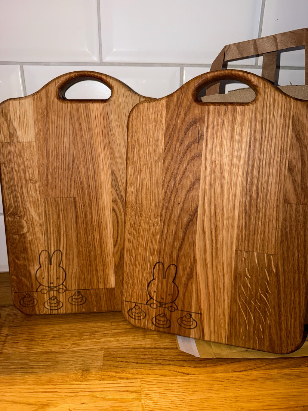 Miffy bunny Engraved Solid Oak Chopping Board | Optional Designs | Personalised Kitchen Gift | Serving Board