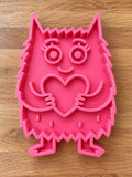 Pink Emotion Monster Sensory Infill Tray | Rice & Playdough Sensory Play