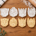 Transformer shaped Cookie Cutter Set of 4 – Approx. 8cm | Biscuit Embossers