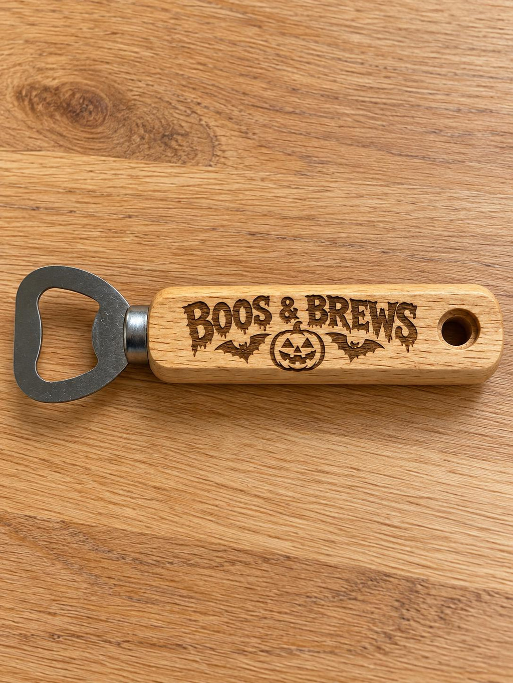 Halloween Bottle Opener | Spooky Party Bar Gift | Boos & Brews or Boo-ze Time | 2 Designs