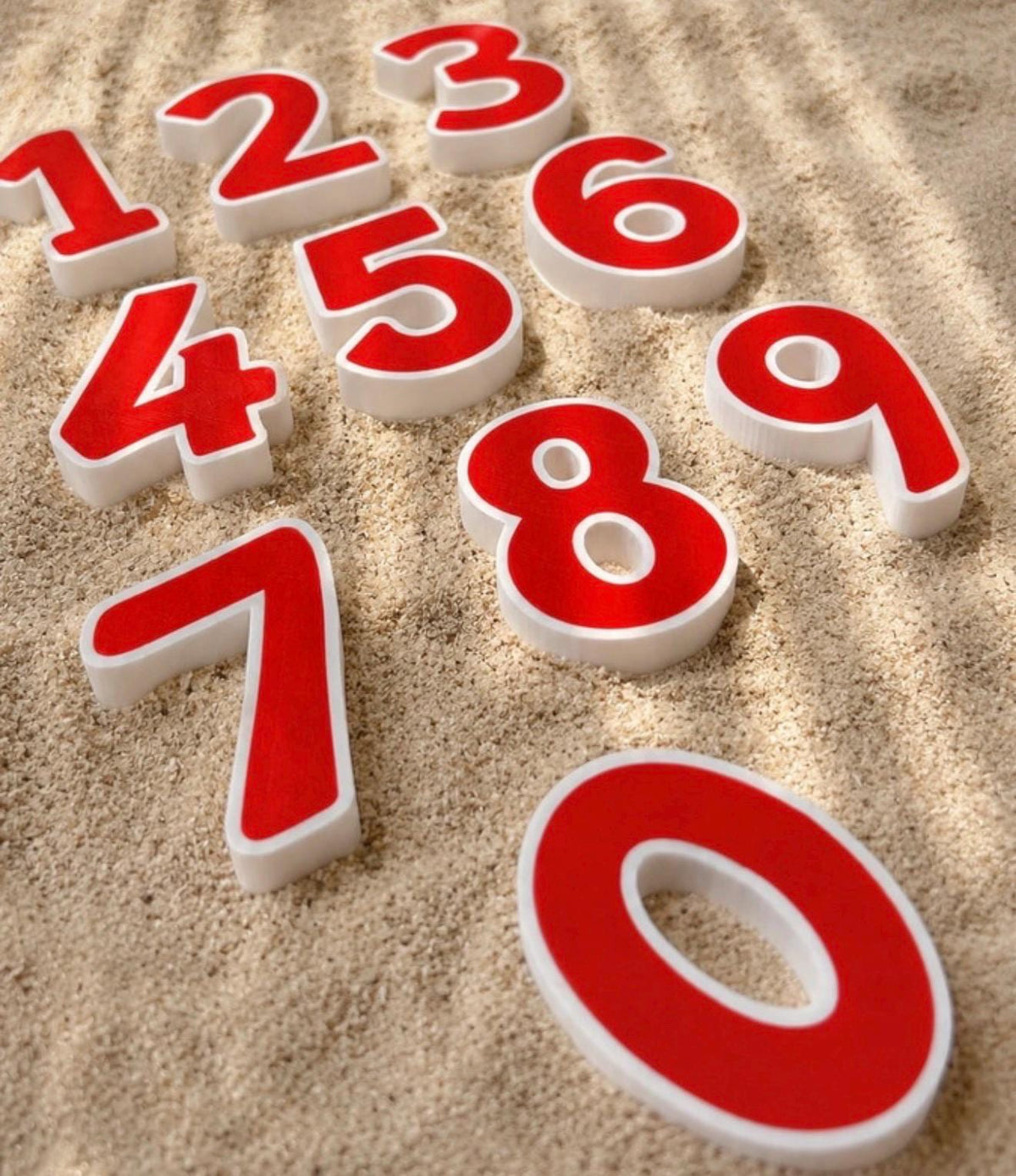 Chunky Numbers 0–9 Sensory Play Set | 3D Printed Learning Numbers | Maths  Counting Toy | Tuff Tray & Early Years Resource