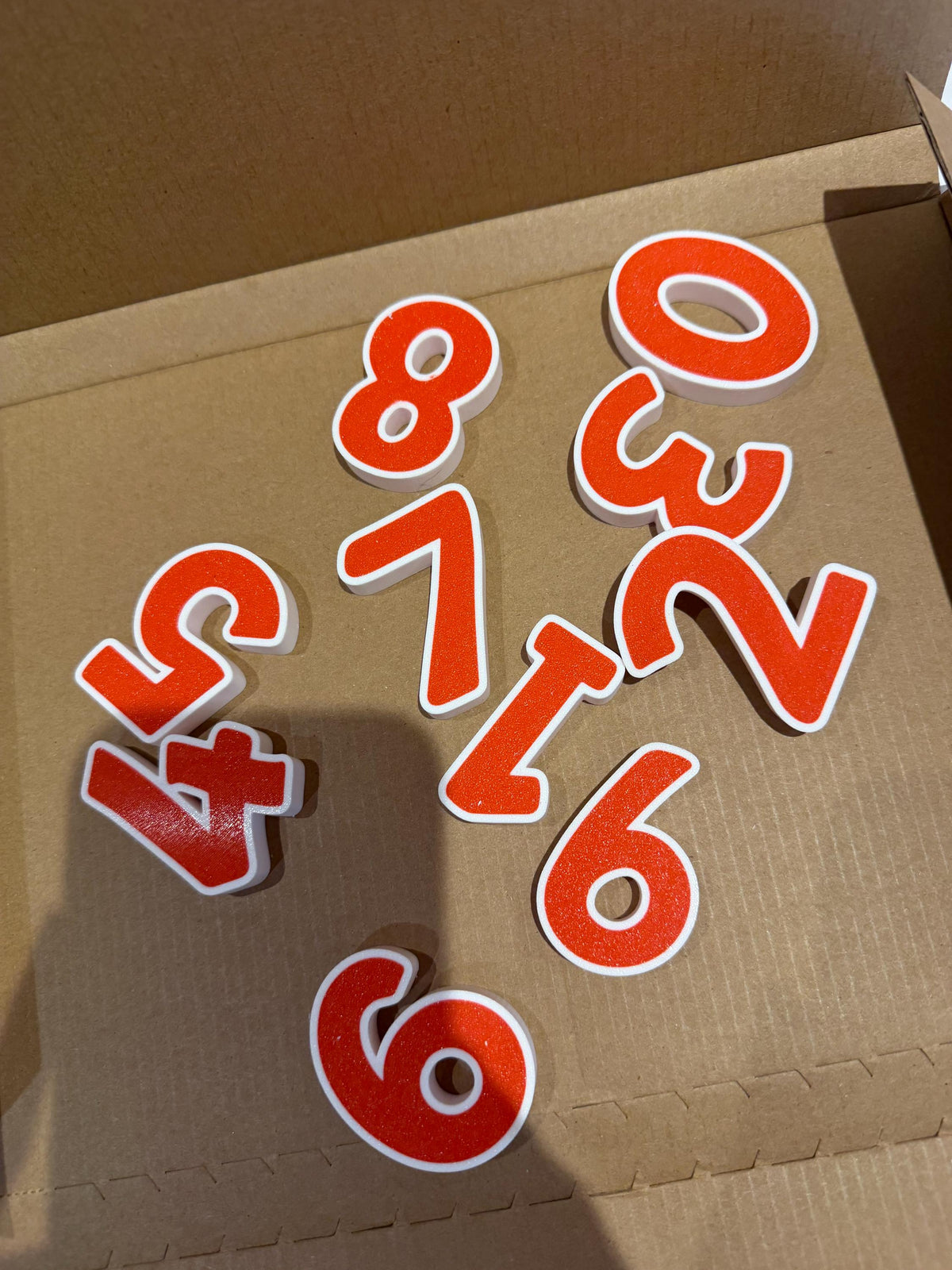 Chunky Numbers 0–9 Sensory Play Set | 3D Printed Learning Numbers | Maths  Counting Toy | Tuff Tray & Early Years Resource